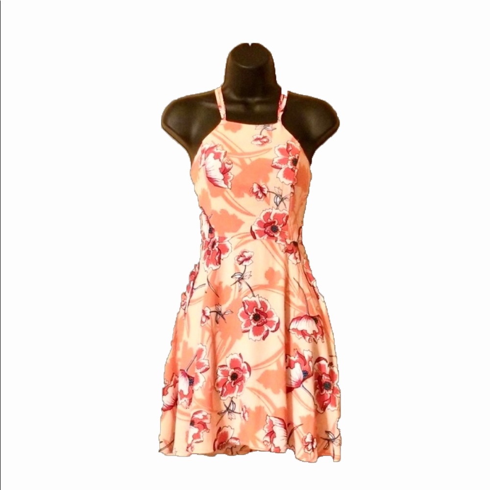 Gorgeous Charlotte Russe Coral Dress, XS